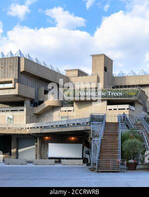 The Hayward Gallery et Queen Elizabeth Hall, Southbank Center, butlist Concrete architecture, Londres, Angleterre, Royaume-Uni Banque D'Images