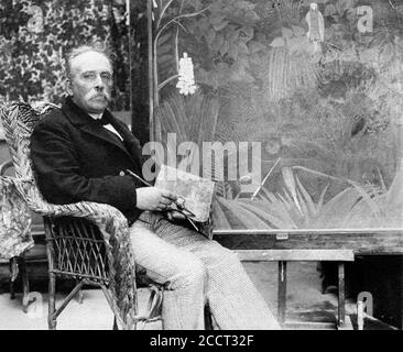 Henri Rousseau (1844-1910) dans son studio, 1907 Banque D'Images