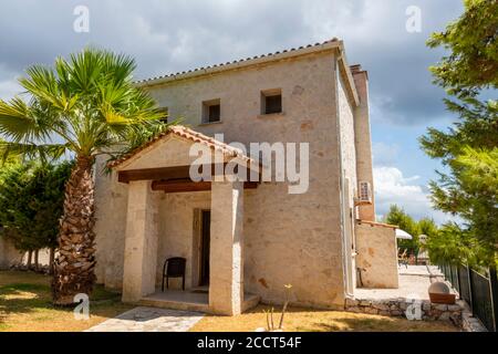 villa barnhurst sur l'île grecque de zante ou zakynthos dans la ville ou le village de limni keriou. Banque D'Images