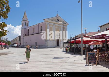 Église notre-Dame des Anges, Porec, Istrie, Croatie Banque D'Images