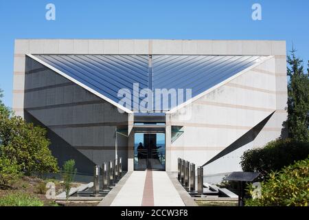 La salle de méditation de la grotte, à Portland, Oregon, États-Unis. Banque D'Images