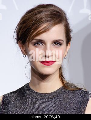 2 mars 2014, Hollywood, Californie, Etats-Unis: Emma Watson pose dans la salle de presse pendant les Oscars au Loews Hollywood Hotel. (Image crédit : © Billy Bennight/ZUMA Wire) Banque D'Images