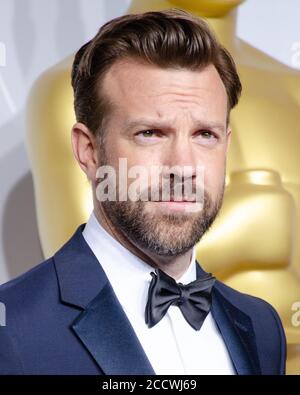 2 mars 2014, Hollywood, Californie, Etats-Unis: Jason Sudeikis pose dans la salle de presse pendant les Oscars à l'hôtel Loews Hollywood. (Image crédit : © Billy Bennight/ZUMA Wire) Banque D'Images