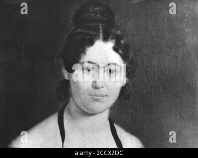 Jenny Marx, portrait, peinture. Banque D'Images