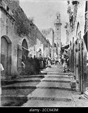 Jérusalem Vdolorosa 1906. Banque D'Images