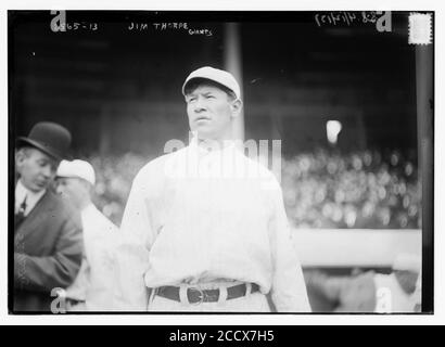 Jim Thorpe, New York NL, au Polo Grounds, NY (baseball) Banque D'Images