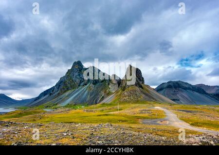 Eystrahorn Islande Banque D'Images