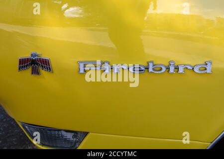 1968 Pontiac Firebird détail Banque D'Images