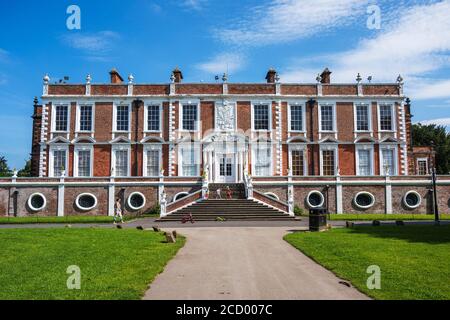 Croxteth Hall, demeure ancestrale de la famille Molyneux, les Earles de Sefton, Liverpool, Angleterre, Royaume-Uni Banque D'Images