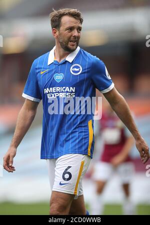 Brighton et Dale Stephens de Hove Albion lors du match de la Premier League à Turf Moor, Burnley. Banque D'Images