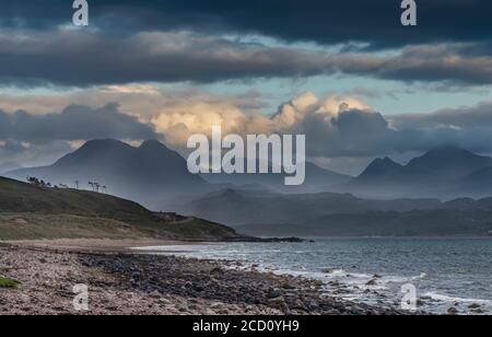 paysage de montagne et de mer ecosse Banque D'Images