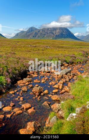 Buachaville Etive Mòr, Glencoe, Écosse. Banque D'Images