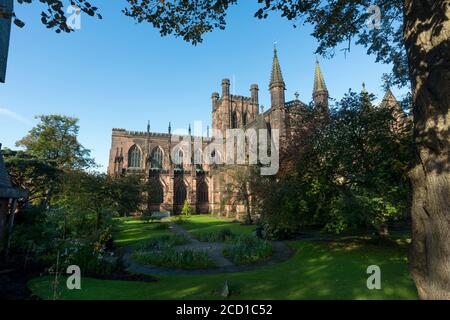 Cathédrale de Chester ; Cheshire ; Royaume-Uni Banque D'Images