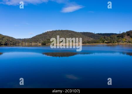 La rivière Hawkesbury à Wisemans Ferry dans la région du Nouveau Sud Pays de Galles en Australie Banque D'Images