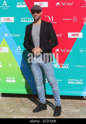 25 août 2020: 25 août 2020 (Malaga) Photocall de la Loi du film d'Or avec la présence ; Gonzalo MirÃ³, fils de Pilar MirÃ³ au 23e Festival du film espagnol à Malaga Credit: Lorenzo Carnero/ZUMA Wire/Alamy Live News Banque D'Images