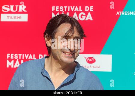 25 août 2020: 25 août 2020 (Malaga) Photocall de la loi du film d'or avec la présence de l'acteur Carmelo Gomez dans l'hommage à Pilar Miro à l'occasion du 23e Festival du film de Malaga crédit: Lorenzo Carnero/ZUMA Wire/Alay Live News Banque D'Images