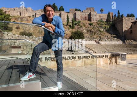 25 août 2020: 25 août 2020 (Malaga) Photocall de la loi du film d'or avec la présence de l'acteur Carmelo Gomez dans l'hommage à Pilar Miro à l'occasion du 23e Festival du film de Malaga crédit: Lorenzo Carnero/ZUMA Wire/Alay Live News Banque D'Images