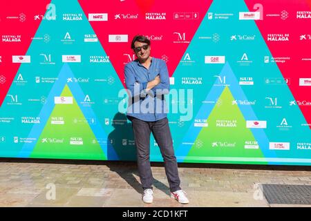 25 août 2020: 25 août 2020 (Malaga) Photocall de la loi du film d'or avec la présence de l'acteur Carmelo Gomez dans l'hommage à Pilar Miro à l'occasion du 23e Festival du film de Malaga crédit: Lorenzo Carnero/ZUMA Wire/Alay Live News Banque D'Images