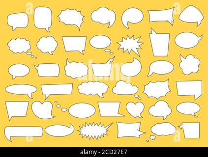 Bulle vocale avec espace pour les phrases. Illustration de Vecteur