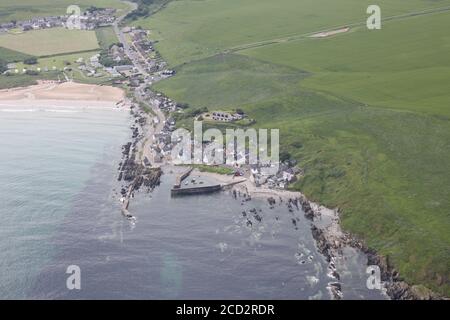 Port de Sandend près de Cullen Banque D'Images