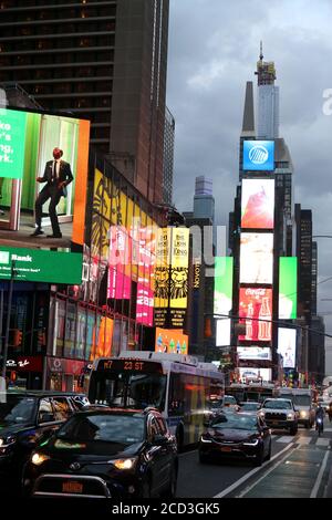 New York, États-Unis. 08 octobre 2019. New York, USA octobre 2019: Impressions New York - octobre - 2019 New York, Time Square, Street, TRAFFIC, | usage Worldwide Credit: dpa/Alay Live News Banque D'Images