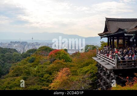 Kiyomizu-dera, temple bouddhiste japonais, Kyoto Banque D'Images