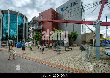 Liberec, République tchèque. 26 août 2020. Une partie du centre scientifique iQLANDIA est vue le 26 août 2020, à Liberec, en République tchèque. Crédit: Radek Petrasek/CTK photo/Alay Live News Banque D'Images