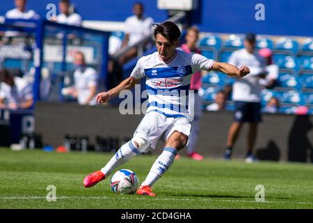 Ilias Président de Queens Park Rangers en action pendant le match pré-saison, Queens Park Rangers v AFC Wimbledon au Kiyan Prince Foundation Stadium, Lo Banque D'Images