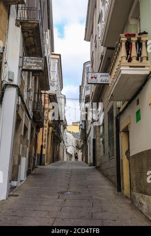 Viviero, une ville du nord de la Galice, située sur une ria. Banque D'Images