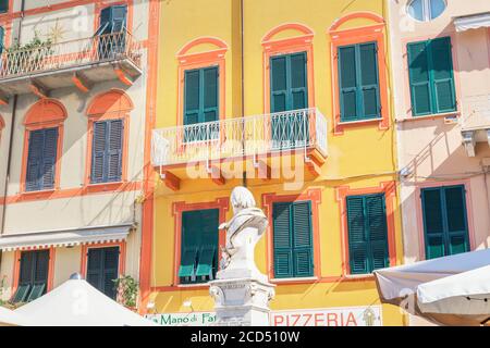 Quartier historique, quartier de Lerici, La Spezia, ligurie, italie Banque D'Images