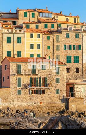 Village de Tellaro, Tellaro, Lerici, quartier de la Spezia, Ligurie, Italie, Banque D'Images