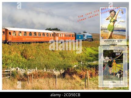 Affiche Nigel Gresley LNER Banque D'Images