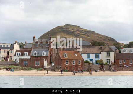 Loi de Berwick vue de la mer, Berwick du Nord, Lothian de l'est, Écosse Banque D'Images