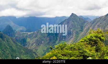 Machu Picchu vu de Llactapata, Andes péruviennes, Pérou, Amérique du Sud Banque D'Images