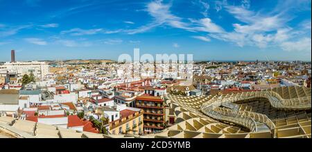 Metropol parasol, Séville, Andalousie, Espagne Banque D'Images