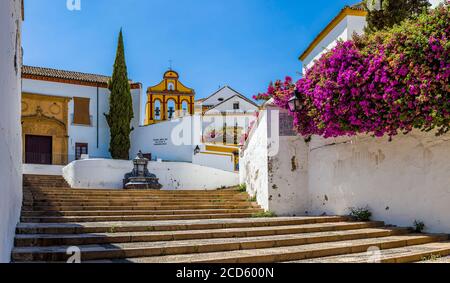 Calle Cuesta del Bailio, Cordoue, Andalousie, Espagne Banque D'Images