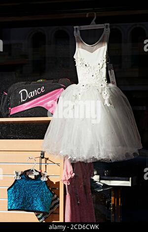 Ballarat Australie / vue extérieure de Central Dance Supplies Shop à Doveton Street Ballarat; Victoria; Australie. Banque D'Images