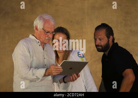 Yann Arthus Bertrand exposition photographe - place des Lices salle Exposition Jean Despas - 01 2020 août - 13 h. - crédit Ilona Barna BIPHOTONEWS Banque D'Images