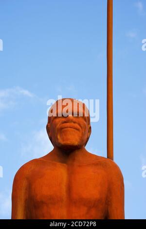 Wirin. La sculpture de neuf mètres de haut incarne l'esprit et la culture du peuple Noongar. 'Wirin' est le mot Noongar pour l'esprit et représente le Banque D'Images