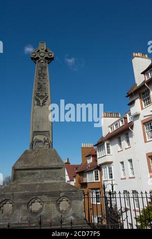 Highlanders Memorial sur l'esplanade du château d'Édimbourg, Écosse. Banque D'Images