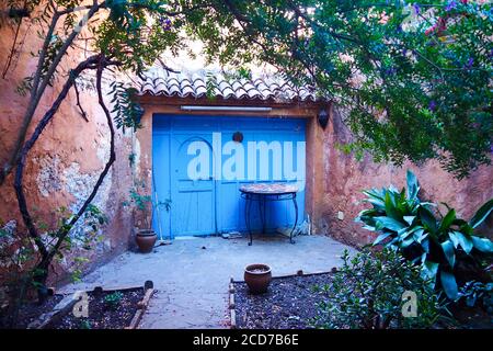 Portes à Chefchaouen Banque D'Images