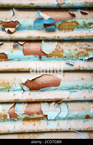Gros plan sur un mur bleu de merde Banque D'Images