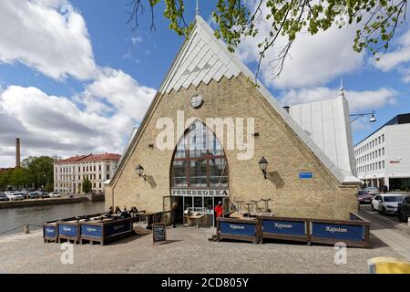 Feskekorka, église de poissons de Göteborg, Suède Banque D'Images