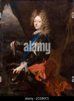 Frederick IV (1671-1730), roi du Danemark et de Norvège comme prince héritier, portrait peint par Hyacinthe Rigaud, 1693 Banque D'Images