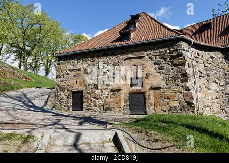 Ancien bâtiment de la forteresse d'Akershus, Oslo, Norvège Banque D'Images