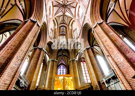 Lüneburg (Basse-saxe, Allemagne): Eglise Saint-Nicolai Banque D'Images