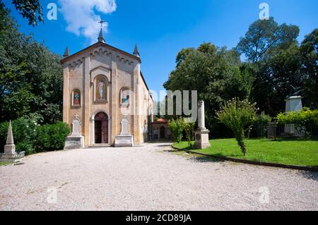 Italie, Lombardie, Desenzano del Garda, San Martino Della Battaglia Ossuary Banque D'Images