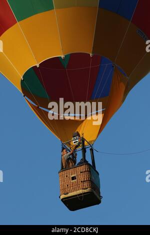 20e anniversaire de Strathaven Hot air Ballon festival Ecosse , 25 août 2019 crédit : Alister Firth Banque D'Images