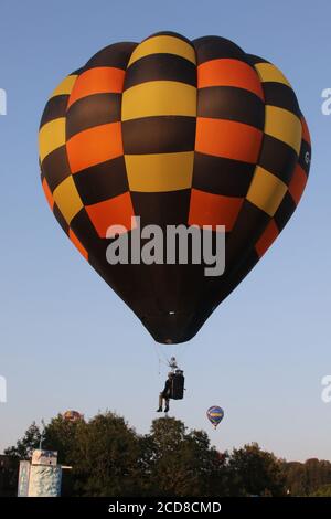 20e anniversaire de Strathaven Hot air Ballon festival Ecosse , 25 août 2019 crédit : Alister Firth Banque D'Images