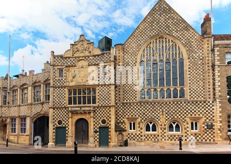 Trinity Guildhall et Town Hall, Kings Lynn, Norfolk, Royaume-Uni Banque D'Images